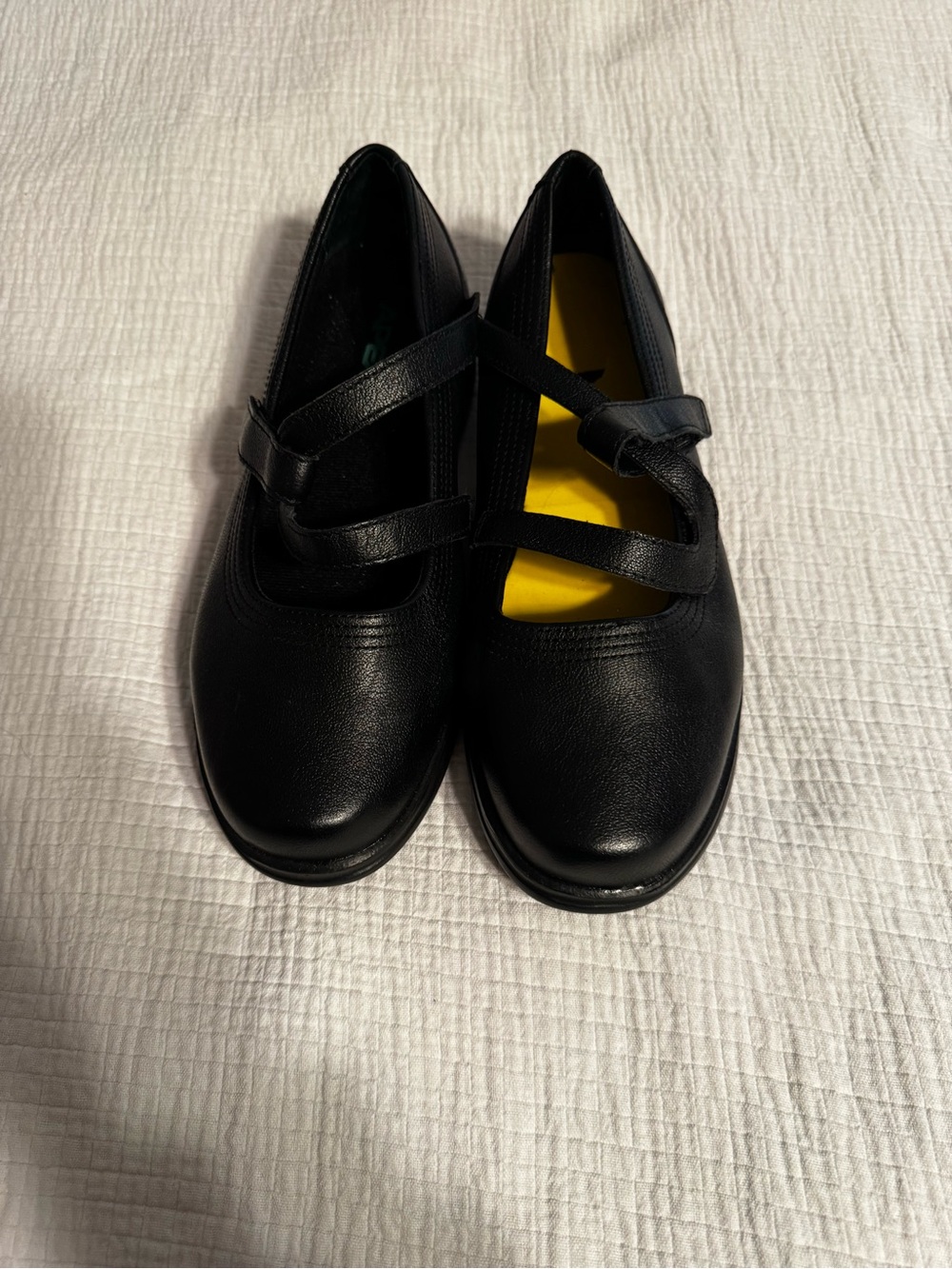 Apex Women's 9 W Black Comfort Shoes Orthopedic Shoes W/ Adjustable Straps